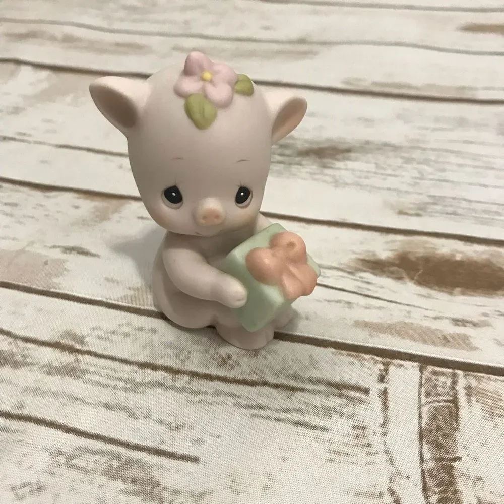 Precious Moments Oinky Birthday‎ Pig Figurine